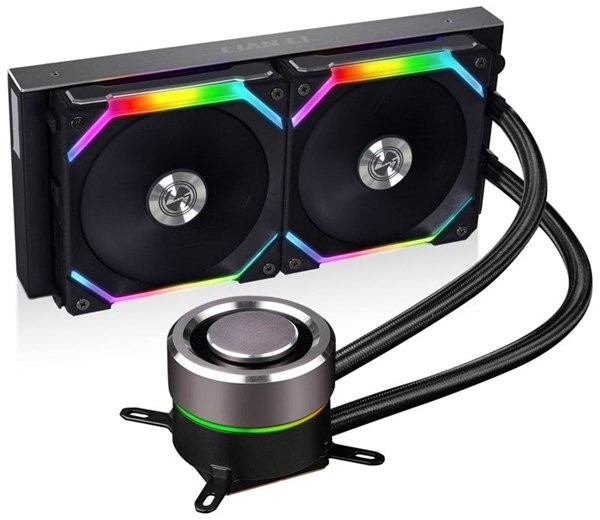 Lian Li GALAHAD AIO 240 SL RGB - Black - Chłodzenie wodne procesora - Max 32 dBA GALAHAD AIO 240 SL BLACK