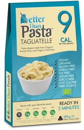 BETTER THAN FOODS (makarony konjac) MAKARON KONJAC TAGLIATELLE BEZGLUTENOWY BIO 385 g - BETTER THAN FOODS