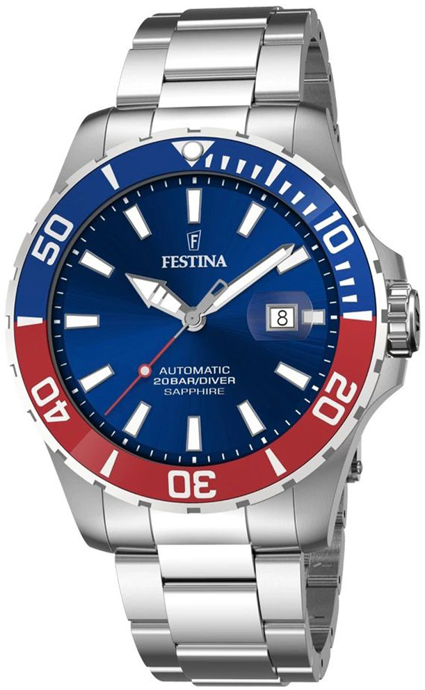 Festina Zegarek F20531-5 Diver Sapphire Automatic -