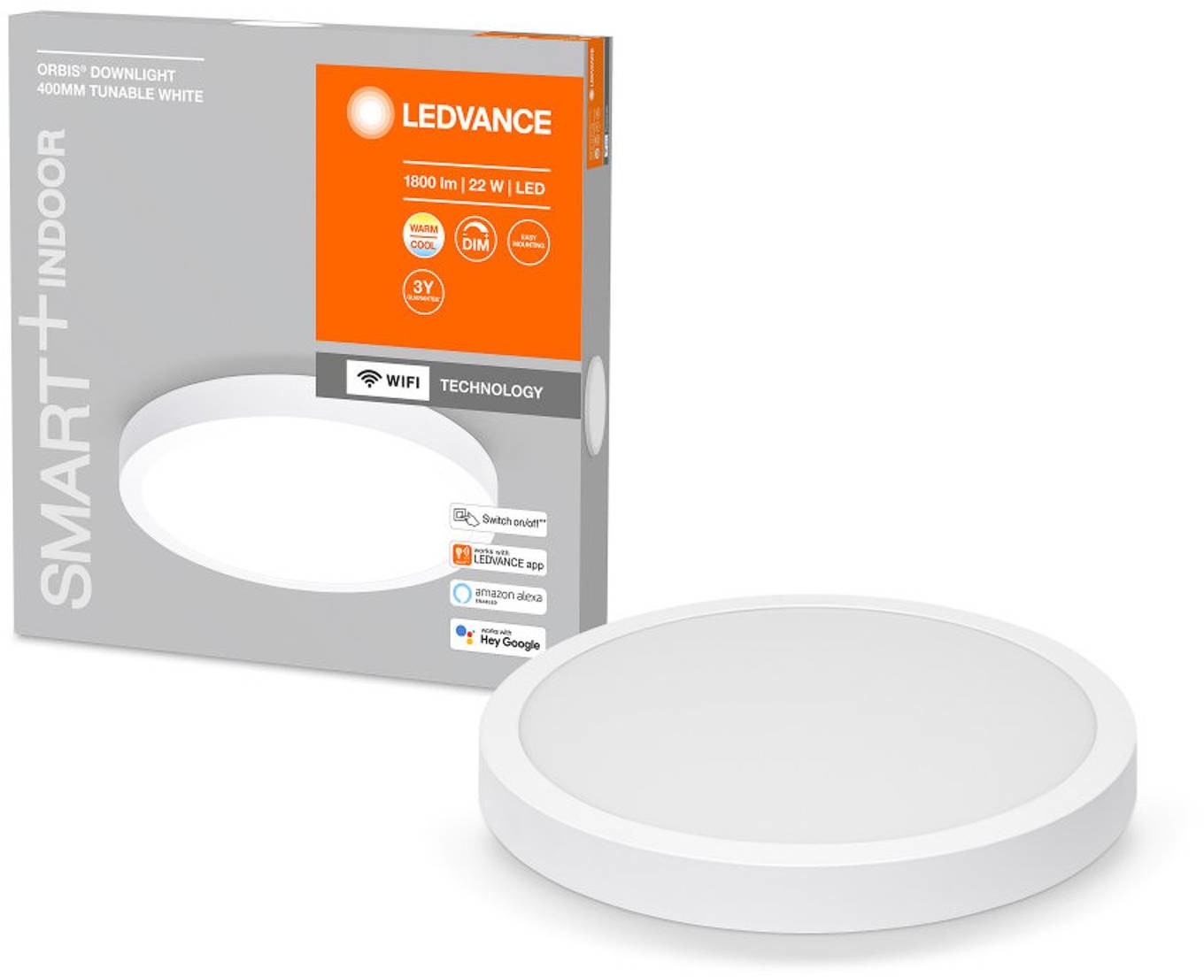 LEDVANCE SMART+ SMART+ WiFi Orbis Downlight Surface 40cm
