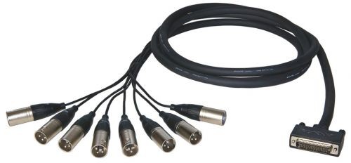 Alva AO25-8XPRO3 Kabel D-Sub25 8 x XLRm 3m