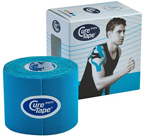 CureTape Cure Tape Sports, 5 m X 5 cm, odporny na działanie wody, niebieski