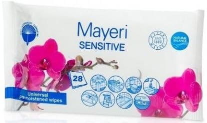 Mayeri Mayeri Chusteczki do czyszczenia uniwerslane 28 sztuk 4740060008559
