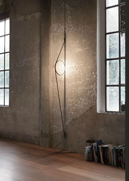 Flos Wirering 31 czarny szary kabel lampa ścienna F9513030