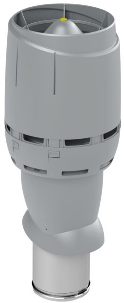 VILPE Kominek wentylacyjny izolowany FLOW 160P/IS/500 Jasny Szary Specjalistyczny sklep 28 dni na zwrot