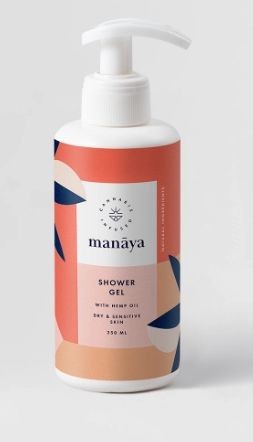 Manaya Manaya Odświeżający żel pod prysznic z olejem konopnym 250ml