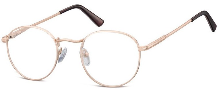SUNOPTIC Lenonki zerowki Okulary Oprawki korekcyjne 604F zlote