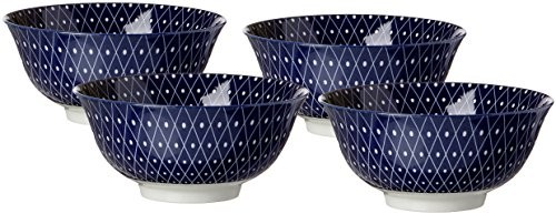 Ritzenhoff & Breker naczynia z porcelany, seria Royal, kolor niebiesko-biały, 15.50 x 15.50 x 8 cm 203585