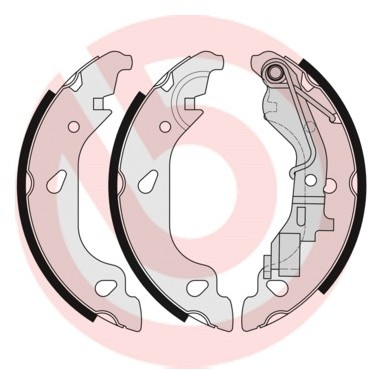 BREMBO Zestaw szczęk hamulcowych S 23 521