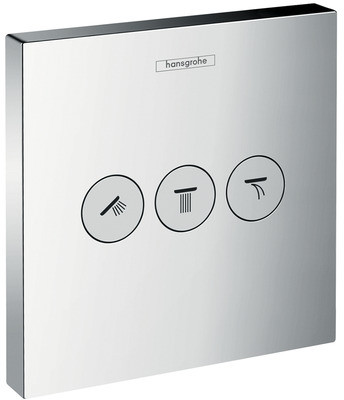 Hansgrohe Zawór odcinający ShowerSelect, podtynkowy dla 3 odbiorników, element z