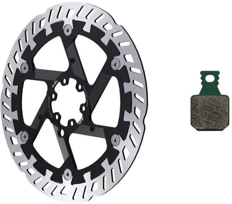Magura MT eSTOP Optimized Kit z tarczą hamulcową 8.S MDR-P z 6 otworami i klockami hamulcowymi 203mm 2021 Tarcze hamulcowe 2702028
