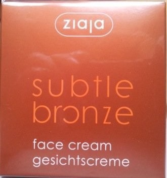 ZIAJA Krem do twarzy Subtle z brązu solariach  centrach 50 ML M00005773