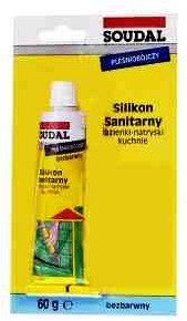 Soudal Silikon sanitarny biały 60 g SIL-SA-BI-BLI