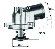 MAHLE TERMOSTAT MAHLE TI2187 MERCEDES C-KLASA W202 E-KLASA W210 SPRINTER MAHLE TI 21 87