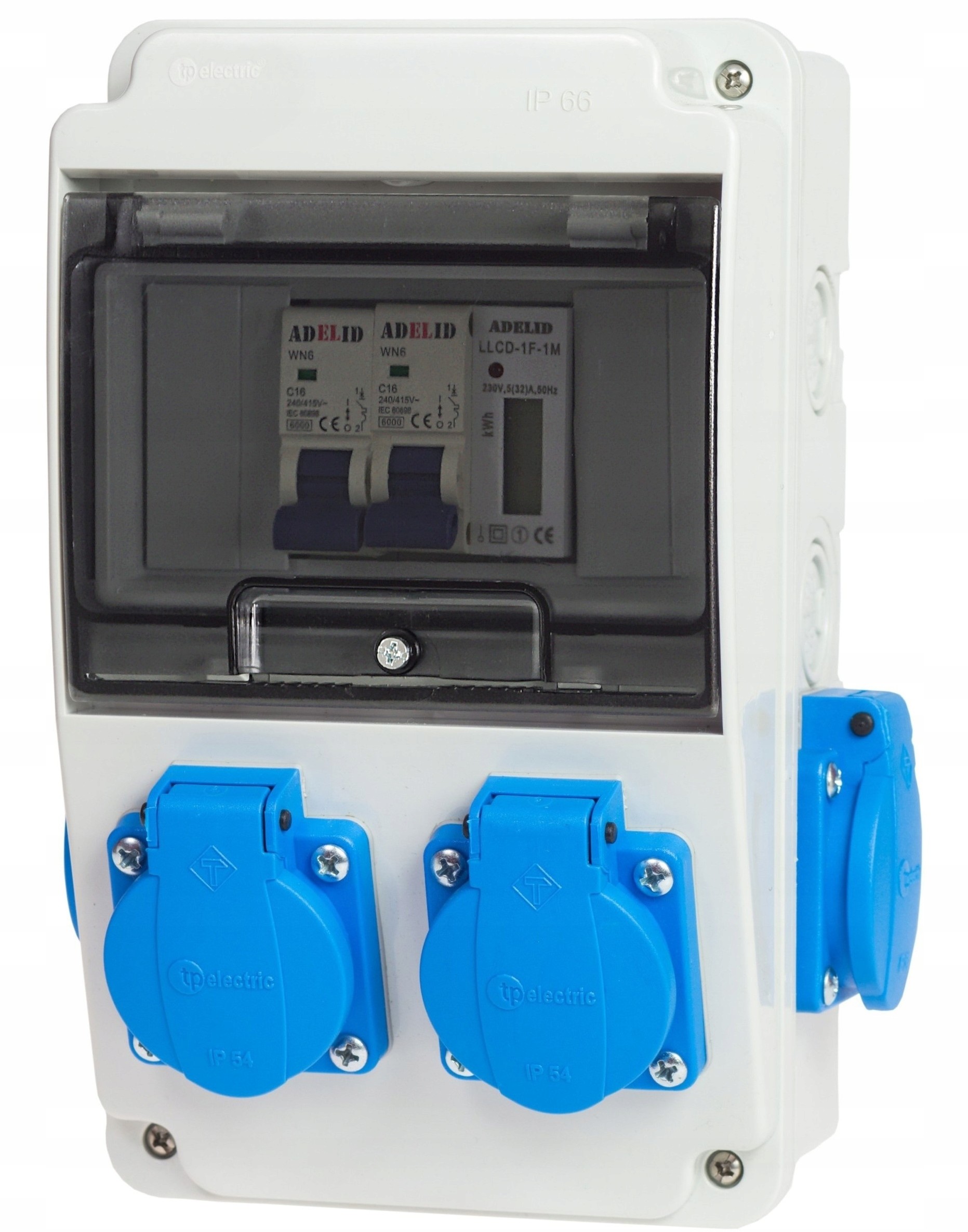 Rozdzielnica Ogrodowa Zabezpieczona Licznik 4X230V