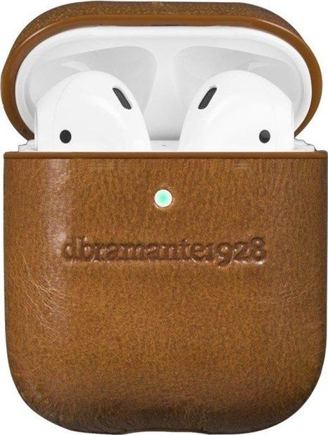 dbramante Copenhagen AirPods full grain leather case Tan DB-COAPGT001159