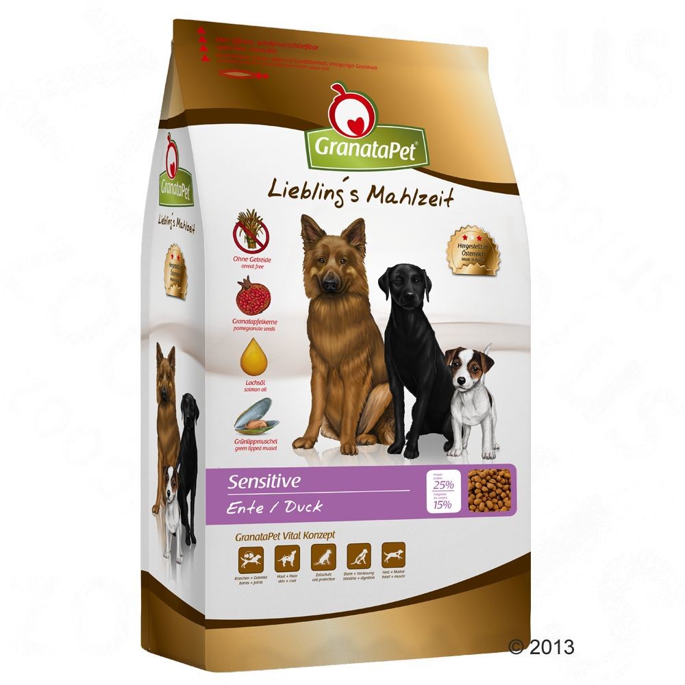 GranataPet Lieblings Mahlzeit Adult Sensitive Duck 10 kg