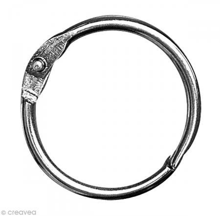 RAYHER HOBBY Rayher Hobby 2520600 metalowe pierścienie do otwierania, 32 MM średnica wewnętrzna, torba SB 9 sztuki 2520600