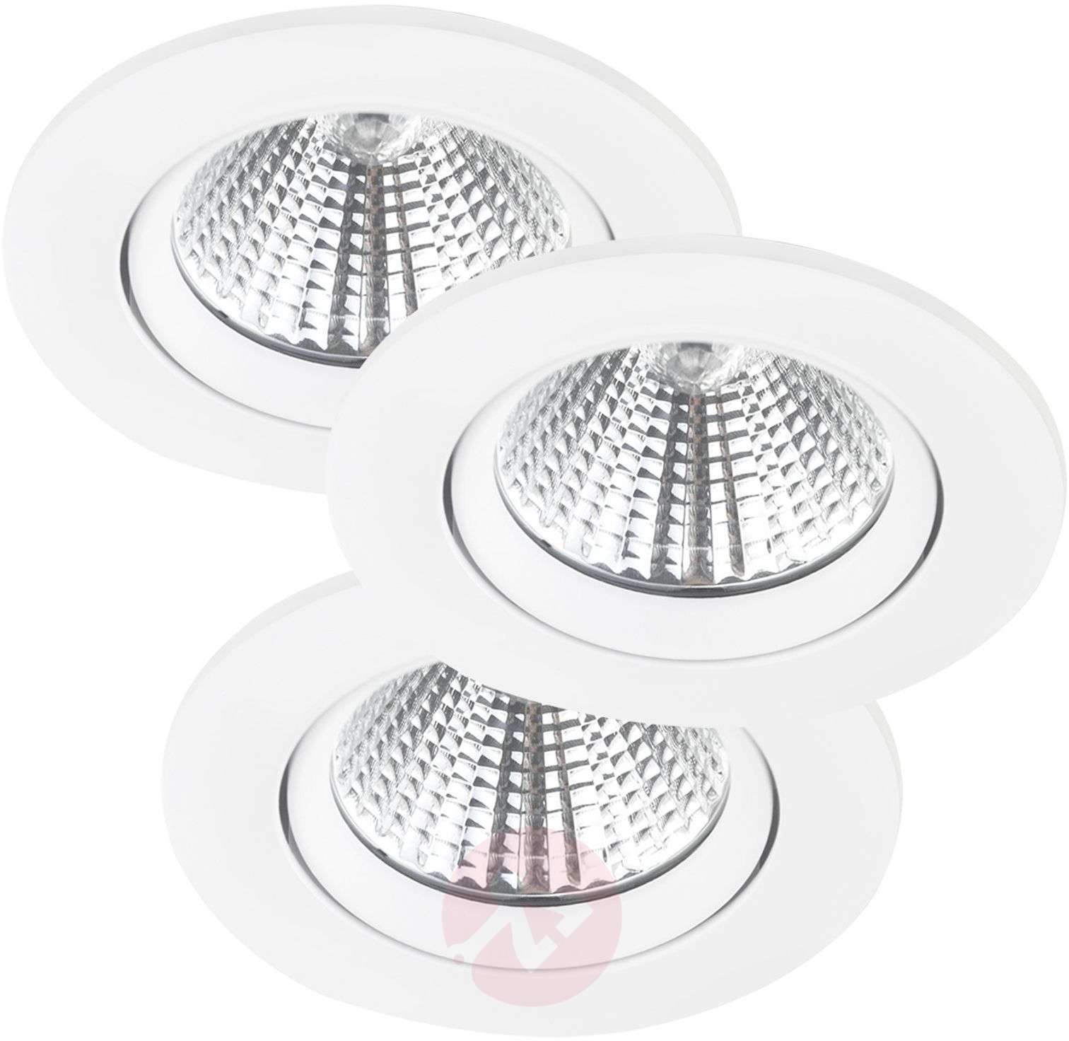 Nordlux Spot do zabudowy LED Freemont 2 700 K 3 szt. biały