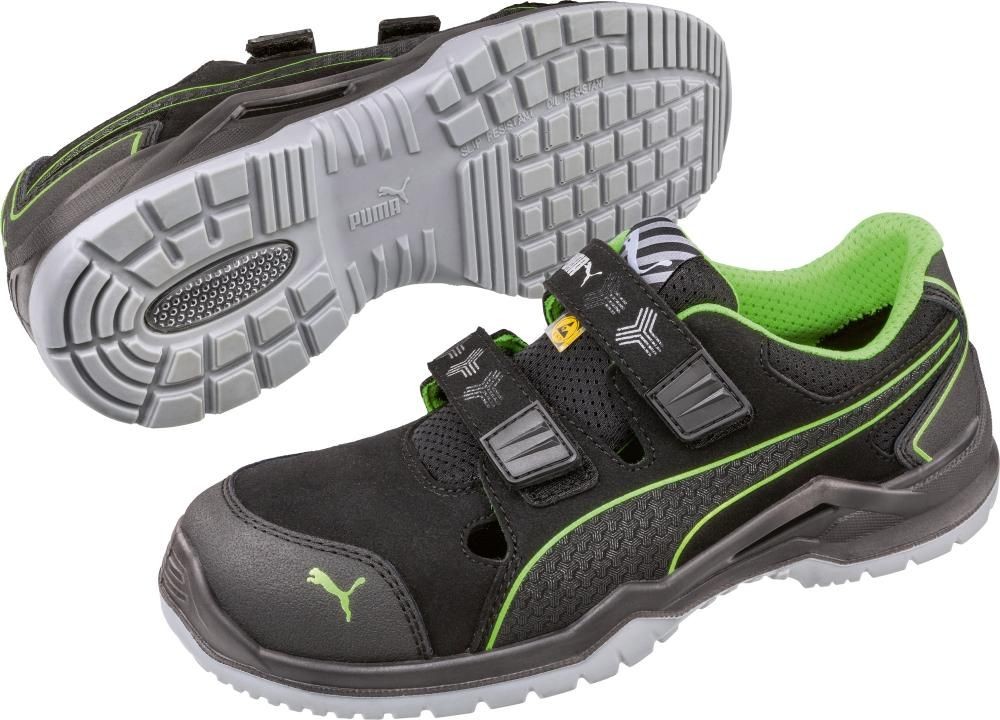 Puma Puma Profesjonalne Buty Ochronne Robocze Puma Neodyme Green Low 644300 S1P SRC ESD 15045-uniw