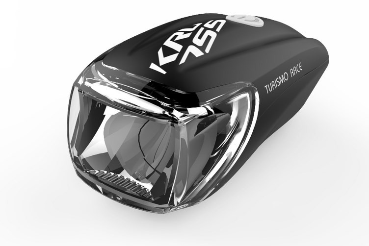 Kross Lampa przednia TURISMO Race akumulator led 2.5W czarna (T4COSLP0200)