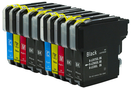 10x Tusze do Drukarki Brother DCP-J125 DCP-J140W