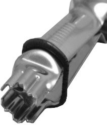 PME pme Triple scallop Open szlifem falistym-Crimper TO592