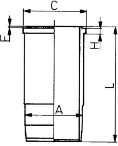 KOLBENSCHMIDT Tuleja cylindrowa KOLBENSCHMIDT 89588110