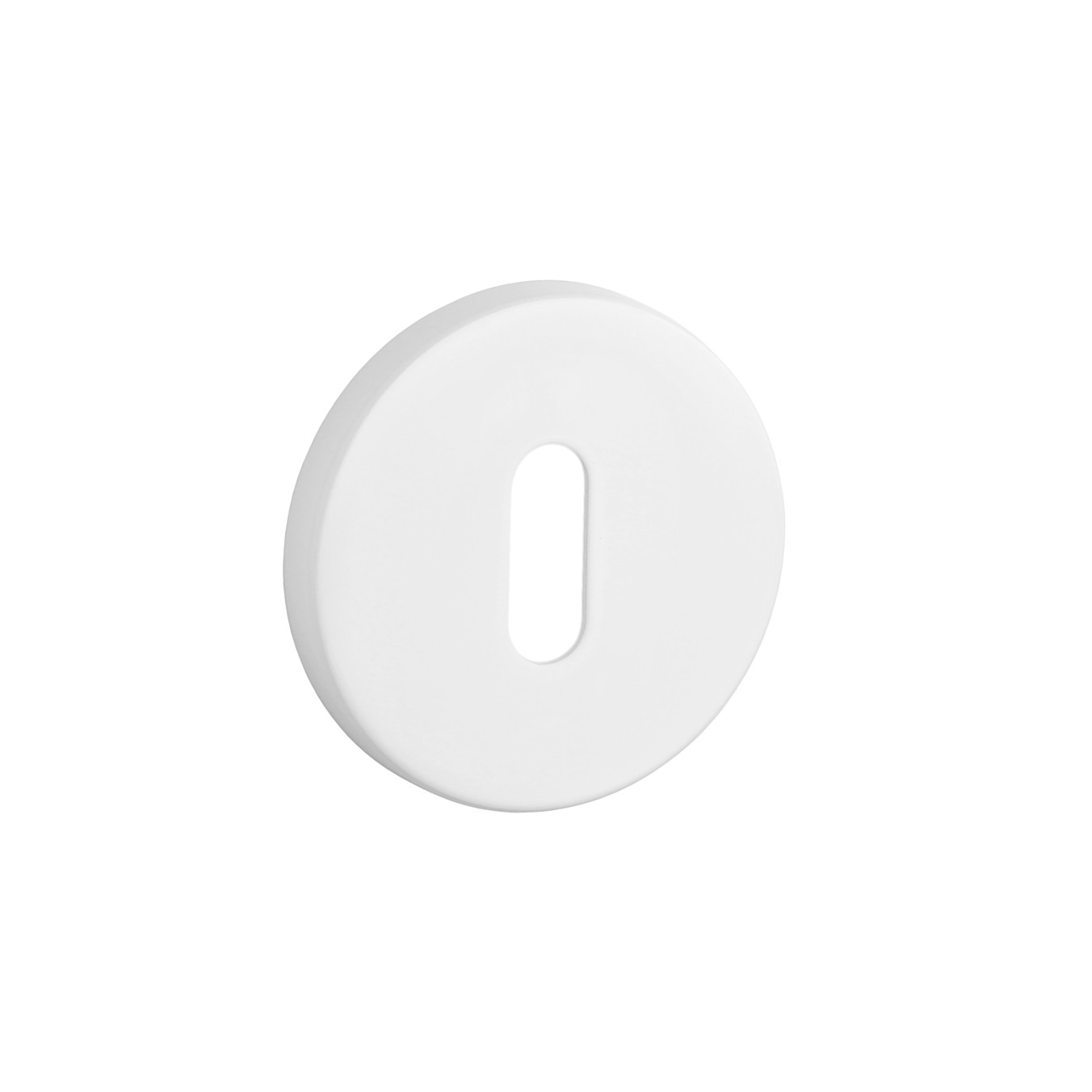 APRILE ROZETA APRILE OKRĄGŁA R SLIM 7mm BIAŁY KLUCZ AS R 7S WHITE OB