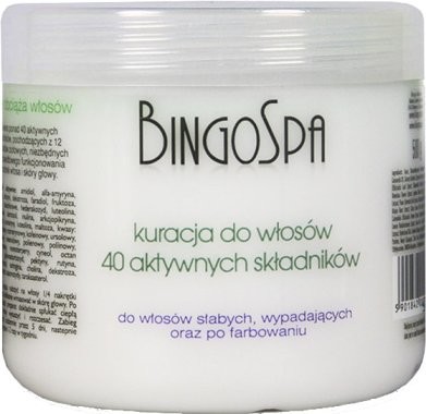 BingoSpa Kuracja do włosów słabych i wypadających oraz po farbowaniu - Hair Treatment Kuracja do włosów słabych i wypadających oraz po farbowaniu - Hair Treatment