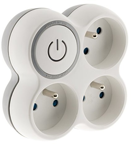 lifedom TME Triplite listwa z gniazdami wtykowymi, 2-biegunowe + uziemienia (typ E) + włącznik/wyłącznik, szary 190729