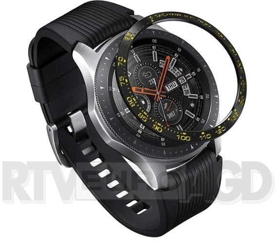 Ringke Ringke Bezel Galaxy Watch 46mm stalowy czarno-żółty TY RGSG0