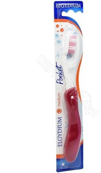 Pierre Fabre Szczoteczka do zębów elgydium pocket turystyczna składana Medium 1 szt