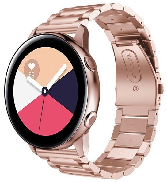 Samsung Bransoleta Stainless Steel pasek 19cm do Gear S3/watch 46mm złoty 22mm) 3998X2