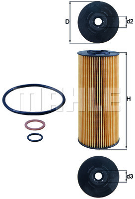 Knecht Filtr oleju OX 137D2 OX 137D2