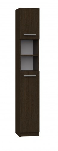 TopeShop Szafka łazienkowa, słupek, regał, marbela, 32, wenge
