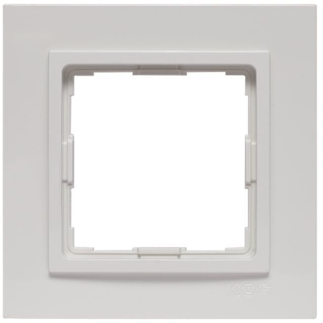 KOS Elektro System Vena 2 biały ramka 1 kos_520481