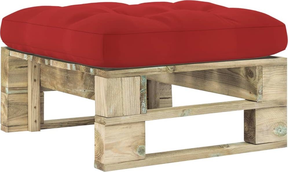 vidaXL Ogrodowy stołek z palet impregnowane drewno sosnowe  3066403