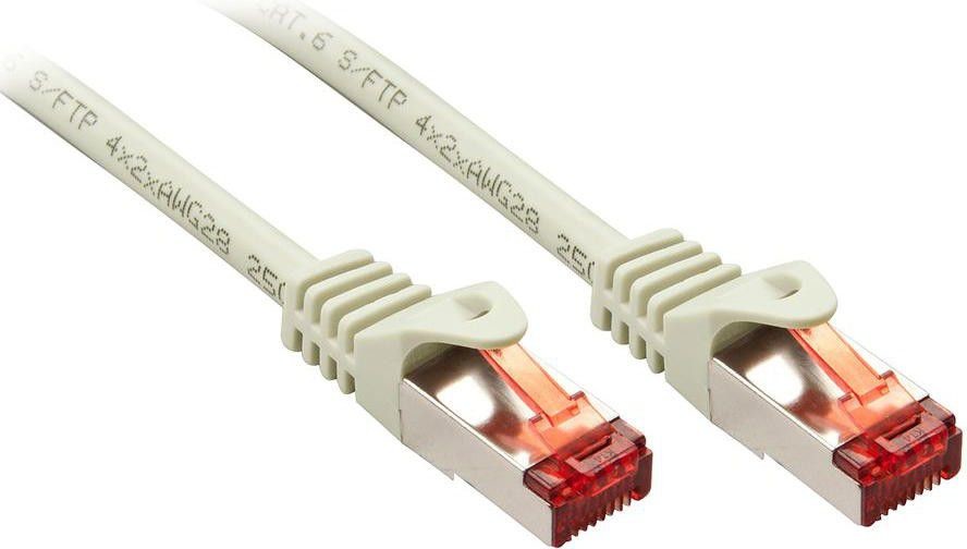 LINDY Basic Cat.6 S/FTP Kabel hellgrau 10m Patchkabel 47348