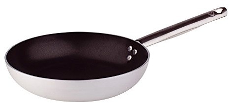 Pentole Agnelli pentole agnelli patelnia, w kierunku krawędzi szeroki werdend, płaski, grubość 3 MM rurkowatych uchwyt ze stali nierdzewnej, 36 cm ALSA111BBS36