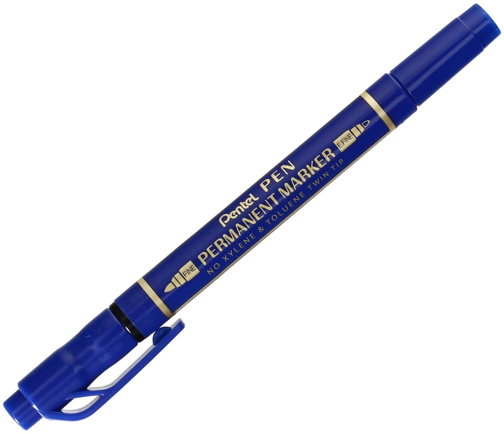 Pentel Marker CD 0.4-0.9mm niebieski dwustronny N75W
