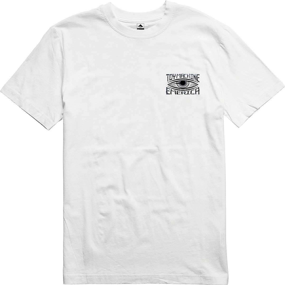 Emerica t-shirt TOY MACHINE) EYE TEE White
