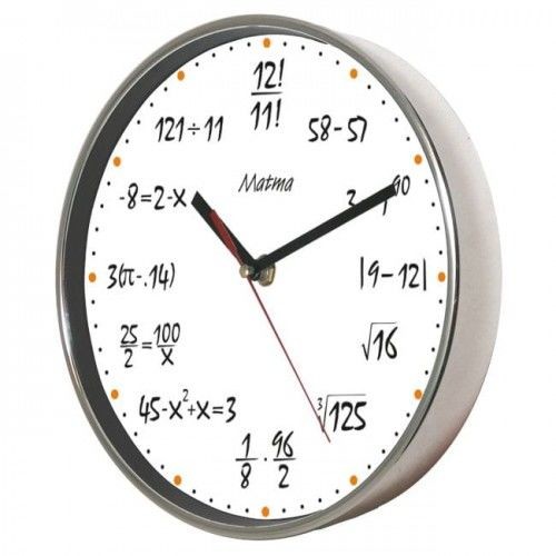 Atrix Zegar chromowany matematyka #11W