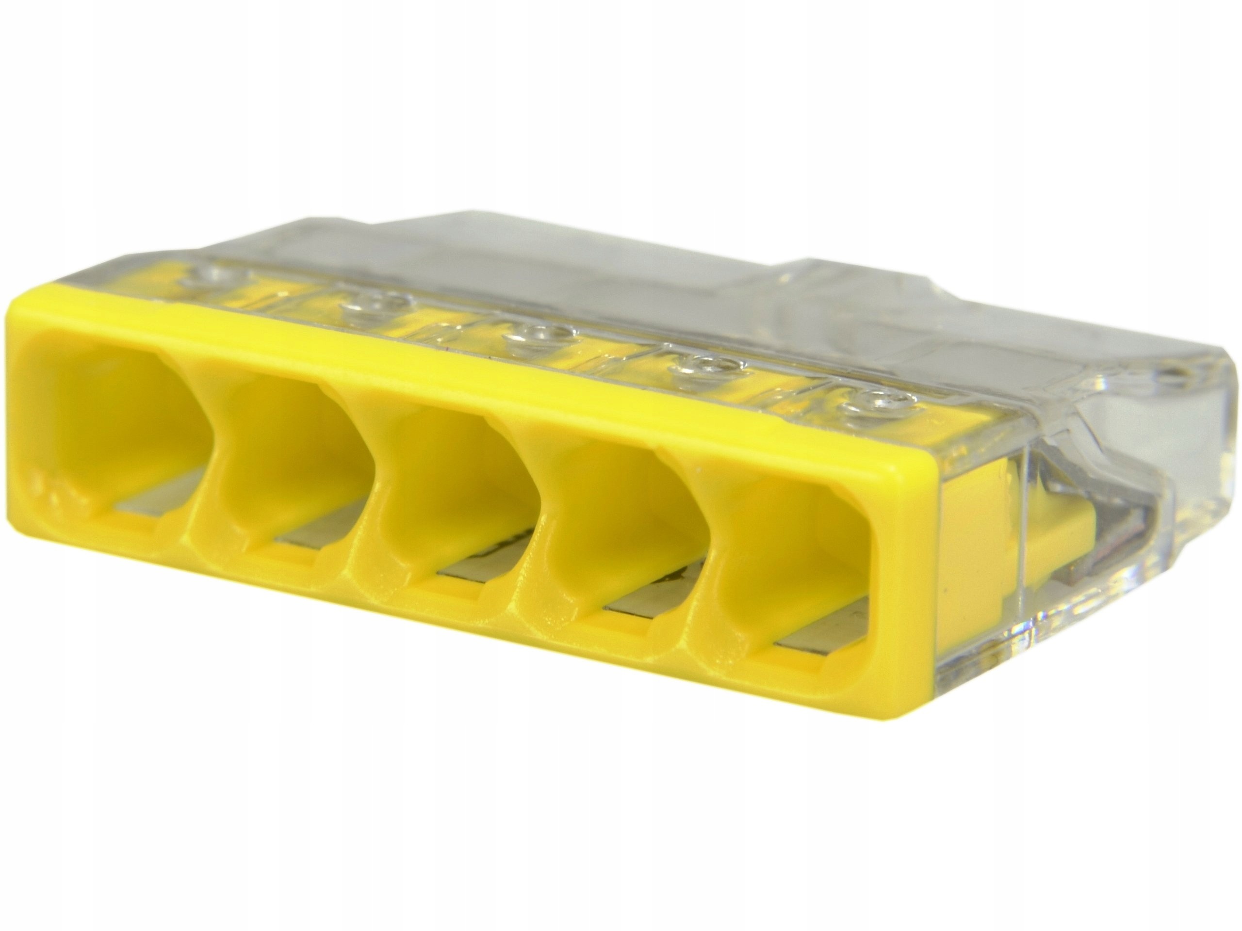 Wago Szybkozłączka kostka drut 5x0,5mm-2,5mm Cz-wa