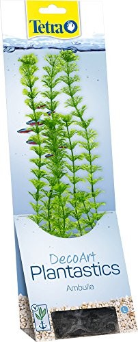 Tetra TETRA Deco Rodzaj Plant ambulia, roślina Sztuczne Aquarium roślin, prawdziwa jakość druku pod wodą, rozmiar L, zielony