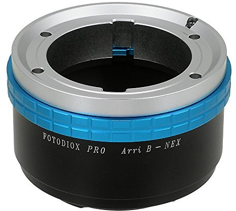 Fotodiox Pro Lens Mount Adapter, ARRI (bagnetowym ARRI-B) Mount Lenses to E-Mount bezlusterkowych aparat adapter do Alpha E-Mount Camera bodies (APS-C i Full ramka, takich jak 7, A5100 NEX ArriB-NEX-P