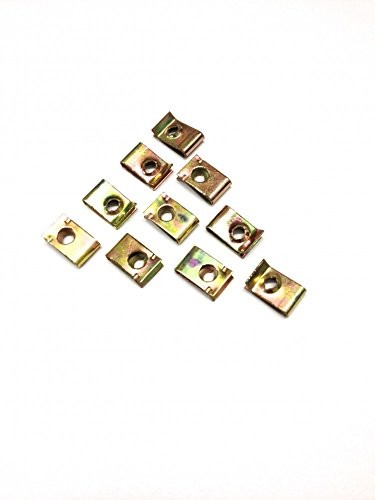 Import Nakrętka blaszana/klamra mocująca, klamra do zestawu śrub osłonowych import 5 mm (10 sztuk) 4250625981260