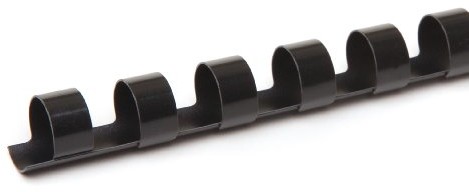 Unbekannt PAVO kasetka na grzbiety zestaw, 12 MM, 100 szt., 61  90 arkuszy, czarny 8001767