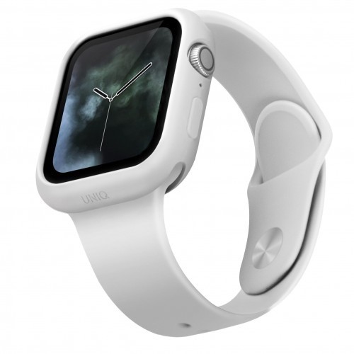 Apple UNIQ Etui Uniq Lino Watch 5/4 - 44mm, Białe 8886463671115