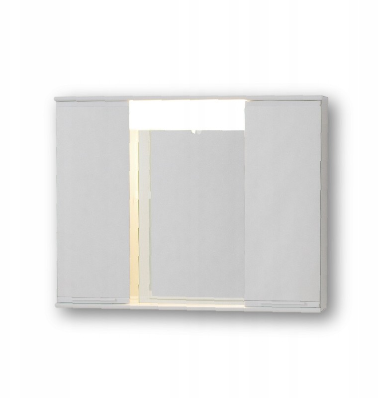 Szafka wisząca łazienkowa z lustrem i ośw.E70/55